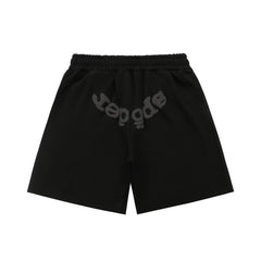 Sp5der Tonal Logo Sweat Shorts Hip‑Hop Street‑Wear