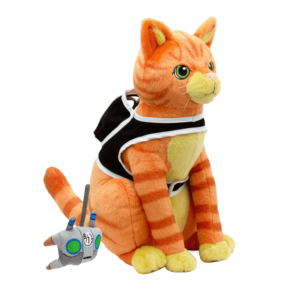 Cat and B-12 Plush Set