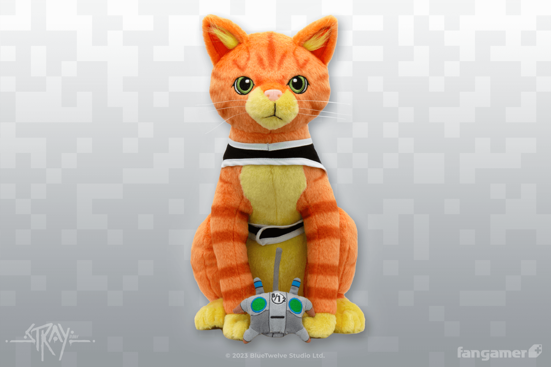 Cat and B-12 Plush Set
