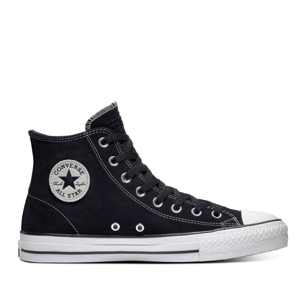 Converse Cons CTAS Pro (Black/Black/White) (Suede)