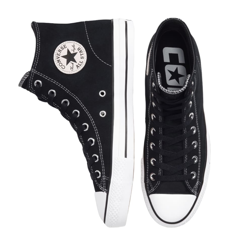 Converse Cons CTAS Pro (Black/Black/White) (Suede)